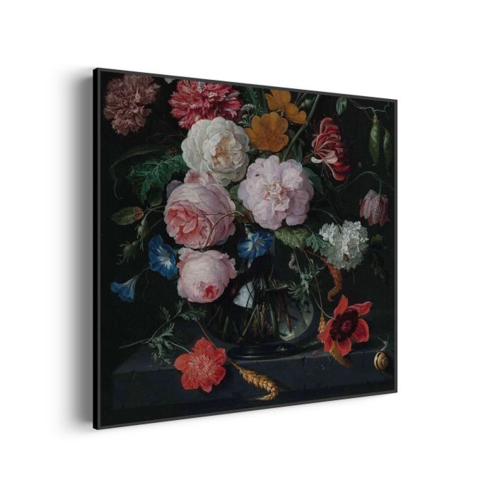 akoestisch-schilderij-jan-davidsz-bloemen-in-een-glazen-vaas-1716-vierkant_Wecho