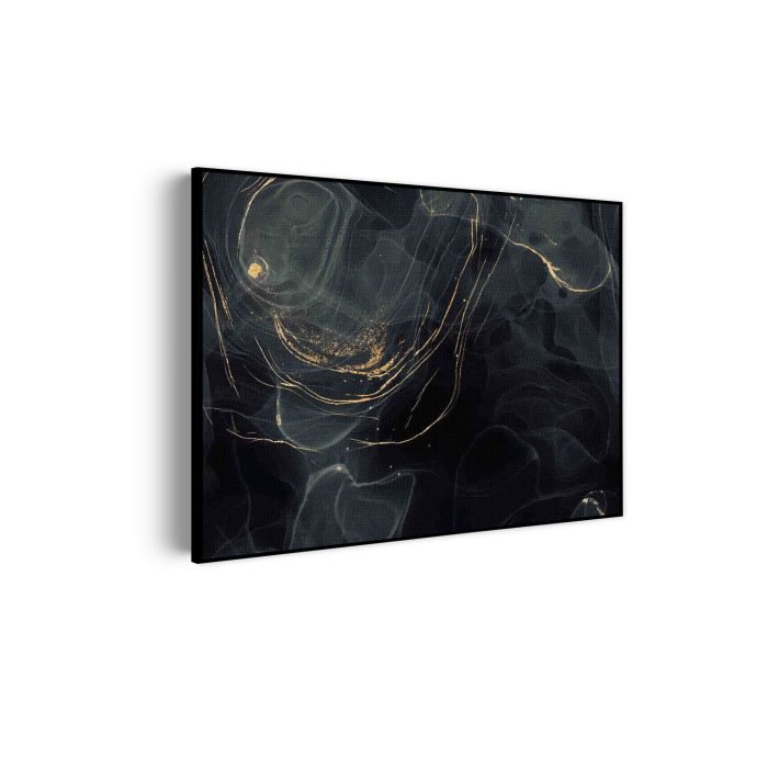 akoestisch-schilderij-abstract-marmer-look-zwart-met-goud-01-rechthoek-horizontaal_Wecho