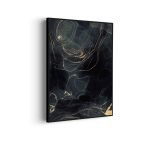 akoestisch-schilderij-abstract-marmer-look-zwart-met-goud-01-rechthoek-verticaal_Wecho