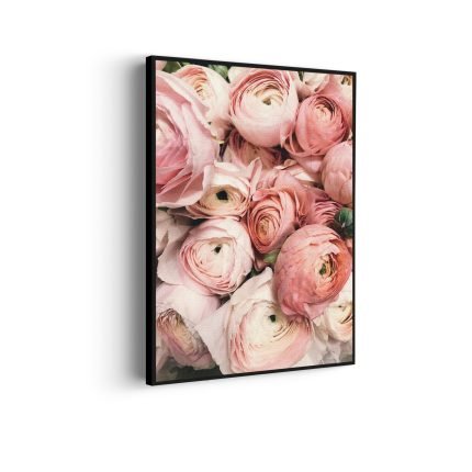 akoestisch-schilderij-roze-rozen-boeket-rechthoek-verticaal_Wecho